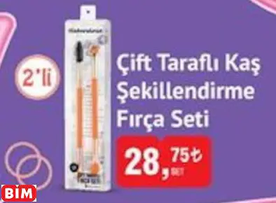 ÇİFT TARAFLI KAŞ ŞEKİLLENDİRME FIRÇA SETİ